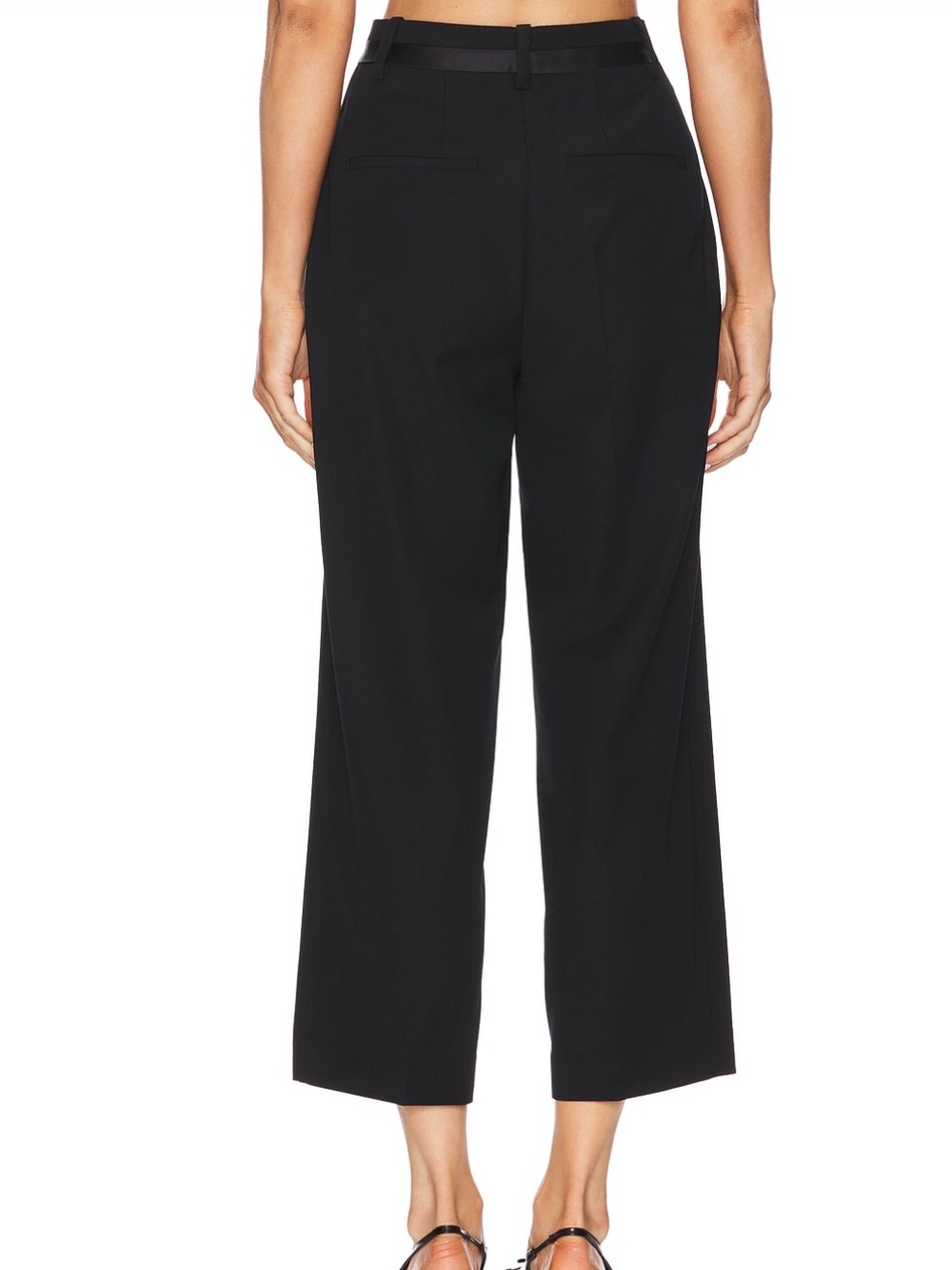 Anine Bing Louisa Tailored Trouser in Black - Picture 2 of 7